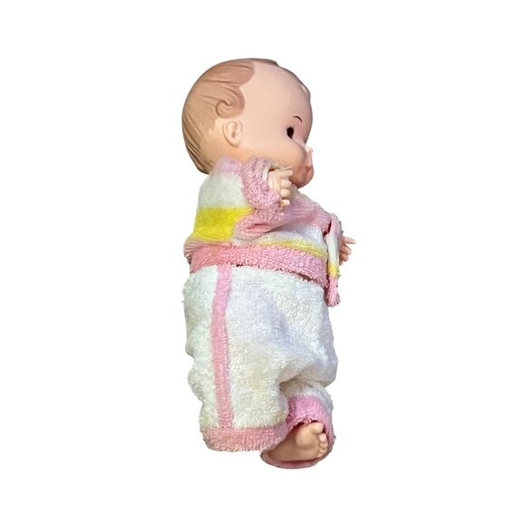 Small Vintage Playmates Pixie Doll 9055 Hong Kong 6” Used Clothes - Picture 4 of 16